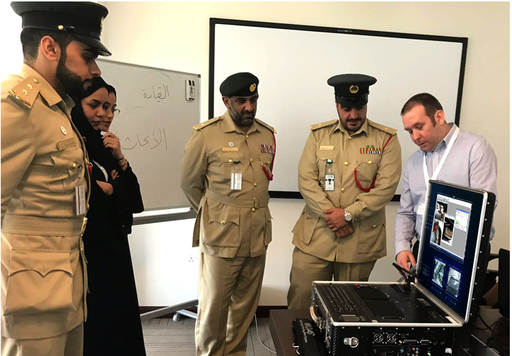 Practical training to Dubai officers to effective use of technology